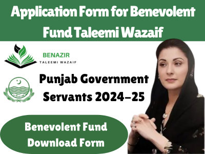 Application Form for Benevolent Fund Taleemi Wazaif